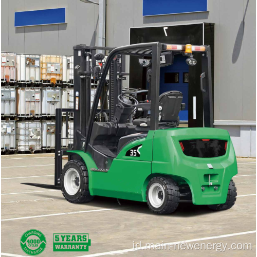 2.5 ton forklift listrik baterai lithium